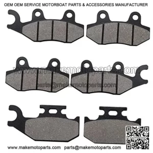 Brake Pads Front & Rear for Rhino 660 YXR660 4x4 2004-2007 Rhino 450