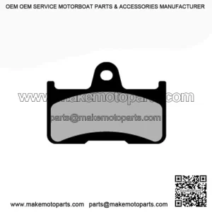 2005 Yam YFM660FAH Grizzly 660 Hunter ATV Vesrah Semi-Metallic Brake Pads [Rear]