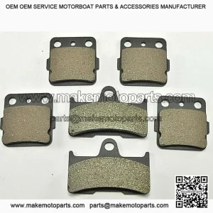 Front & Rear Brake Pads For Grizzly 660 YFM660F (2002-2008)