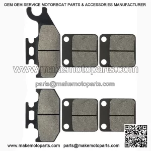 Brake Pads for Kodiak 450 YFM450 4X4 2003-2006 Front Rear Brakes