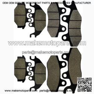Front Rear Brake Pads for Kawasaki Mule Pro-Fx Pro-Fxt KAF820 2015-2016