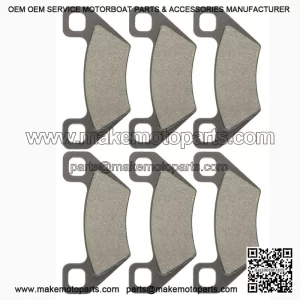 Front Rear Brake Pads for Arctic Cat 400 Man Auto Le 4X4 2005-2008