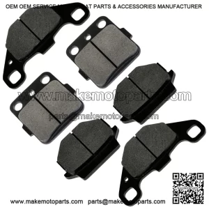 Front Rear Brake Pads for Suzuki LT250R Quadracer 250 1985 1986