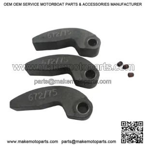 75 Gram Clutch Cam Arms / Weights (3) - New for Arctic Cat Snowmobile, Part 0746-672