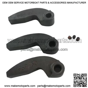 60 Gram Clutch Cam Arms / Weights (3) - New for Arctic Cat Snowmobile, Part 0746-669
