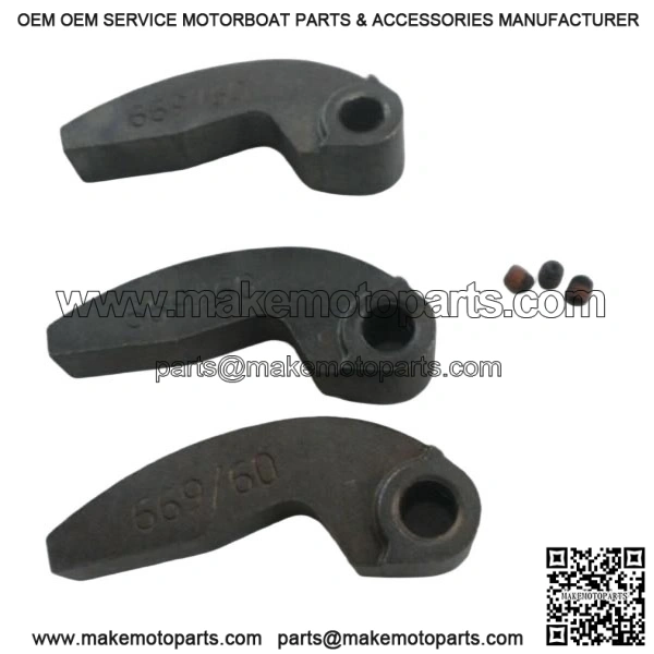 60 Gram Clutch Cam Arms / Weights (3) - New for Arctic Cat Snowmobile, Part 0746-669