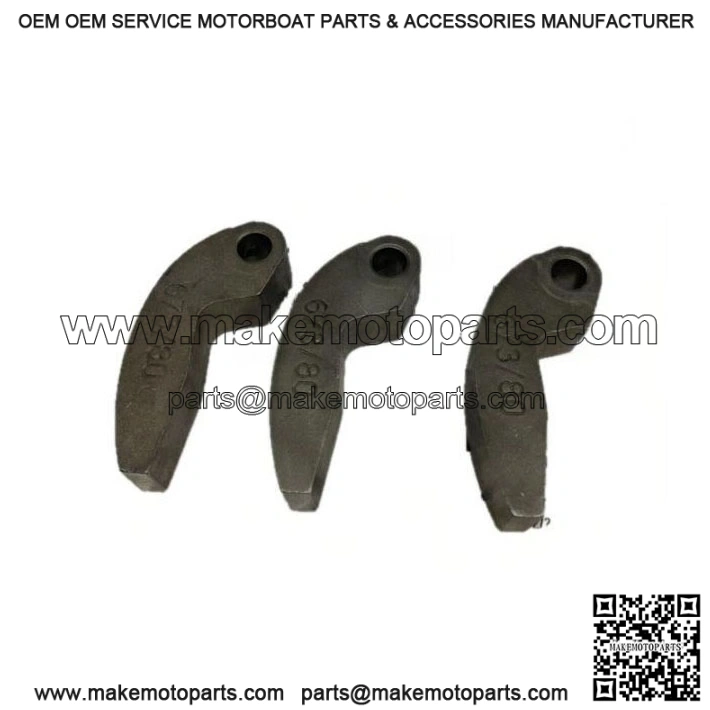 80 gram Clutch Weights with Set Screws - Set of 3 OEM for Arctic Cat Snowmobile (0746-673) - Image 2