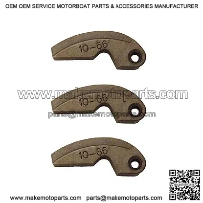 10-66 Gram Primary Drive Clutch Weights/Ramps - New OEM Set of 3 for Polaris