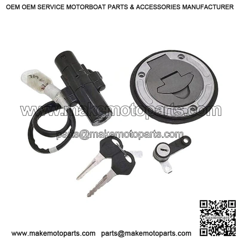 Lock Set Ignition Fuel Seat & 2 Keys for 2020-2024 Yamaha MT03 MT-03 MT 03