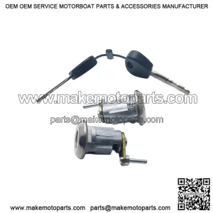 Door Lock Cylinder Kit Compatible with Aixam, Chatenet, Ligier, Microcar, Minauto