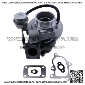 HX25W Turbocharger 4038790 504061374 - Replacement for Case 580SM P70 P85 with Cummins 4BTA Engine