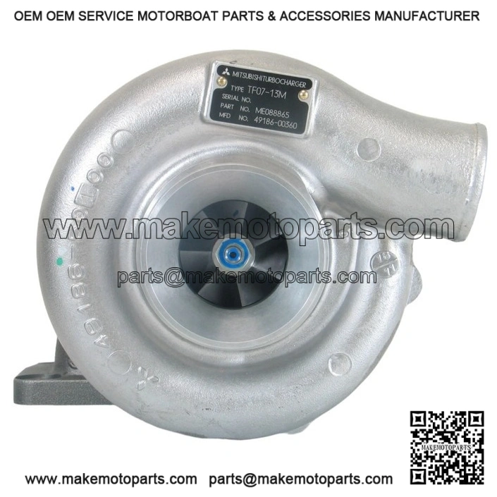 TF07 Turbocharger for Mitsubishi 6D34 Engine in Kobelco SK230 Excavators