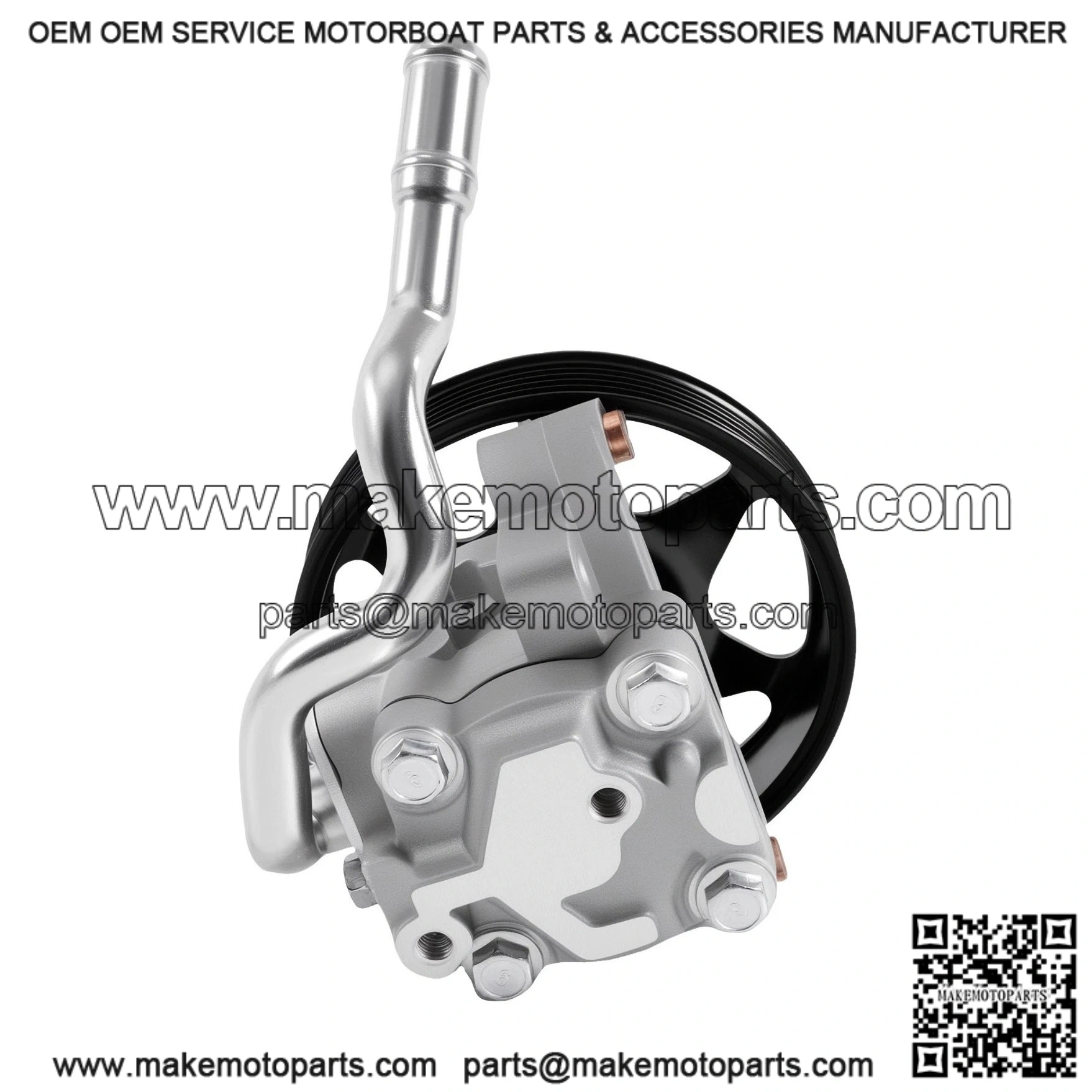 6L8Z3A696BA Power Steering Pump w/ Pulley for 3.0L V6 Ford Escape 2004-2007