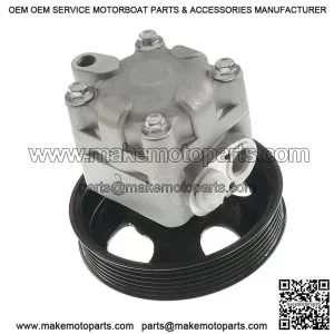 49110-4W000 Power Steering Pump w/ Pulley and Hose Barb for 3.5L Nissan Pathfinder 2001-2004