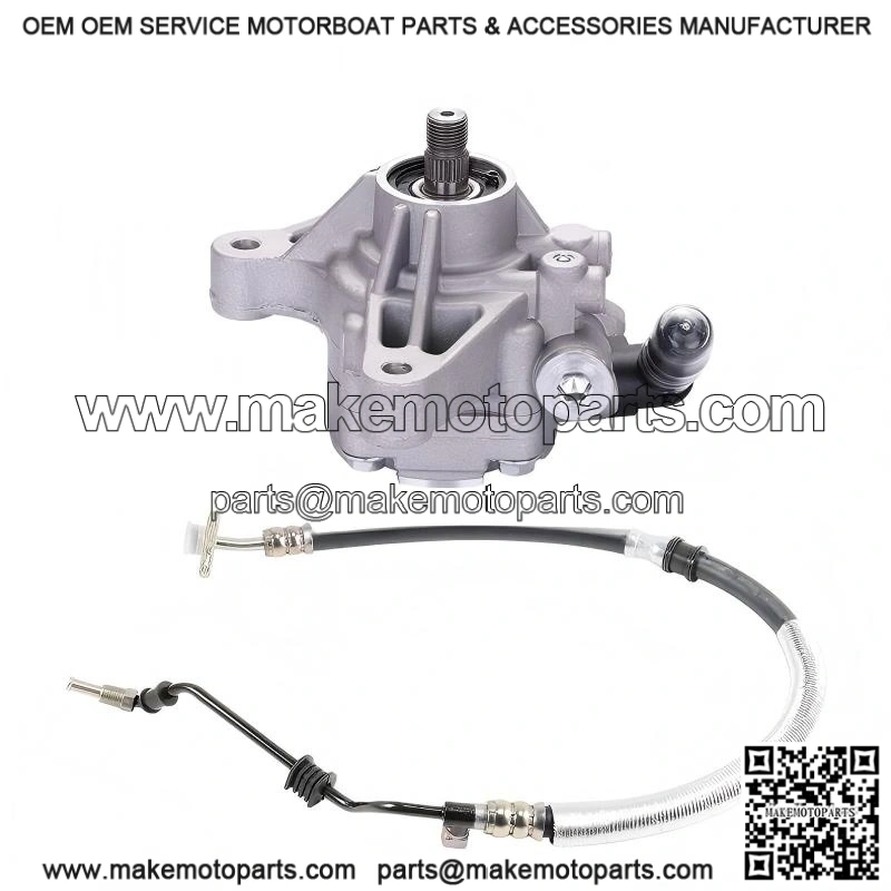 Power Steering Pump w/ Pressure Hose for 2002-2006 Honda CR-V 2.4L