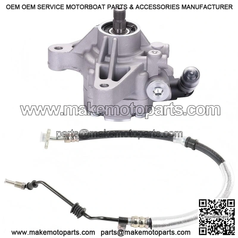 Power Steering Pump with Pressure Hose for 2002-2006 Honda CR-V 2.4L