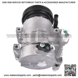 A/C Compressor with Clutch for 2012-2017 Hyundai Accent & Veloster L4 1.6L (DV13 Style)