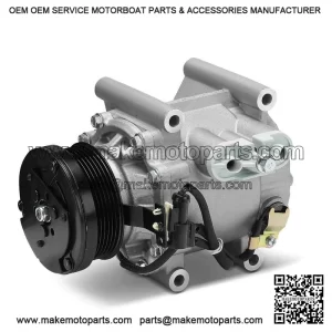 A/C Compressor with SC90V Style & 6-Groove Pulley for 2000-2008 Jaguar S-Type & X-Type