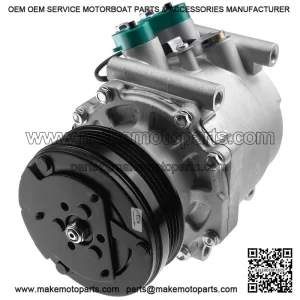 AC Compressor with Clutch for 1997-2001 Honda CR-V & 1994-2000 Civic del Sol
