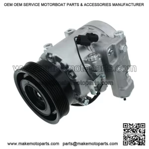 New AC Compressor with 6-Groove Pulley for 2007-2012 Kia Rondo 2.4L L4