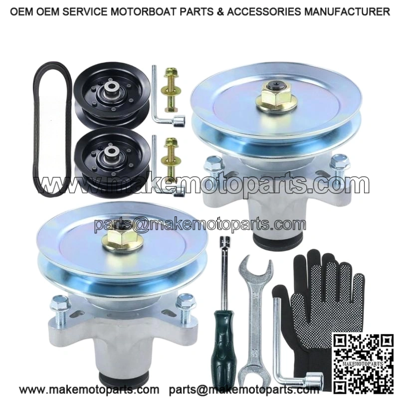 Durable 121-0751 Spindle & 125-5574 Pulley Set - Mower Replacement Kit