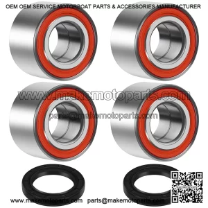 Can-Am Defender Maverick Wheel Bearings Kit - Complete 4 Pcs Set for Front & Rear Axles