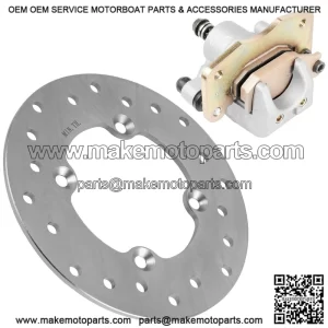 For Can-Am Outlander 800R / MAX 800R 2006-2008 Rear Brake Disc Rotor W/ Caliper