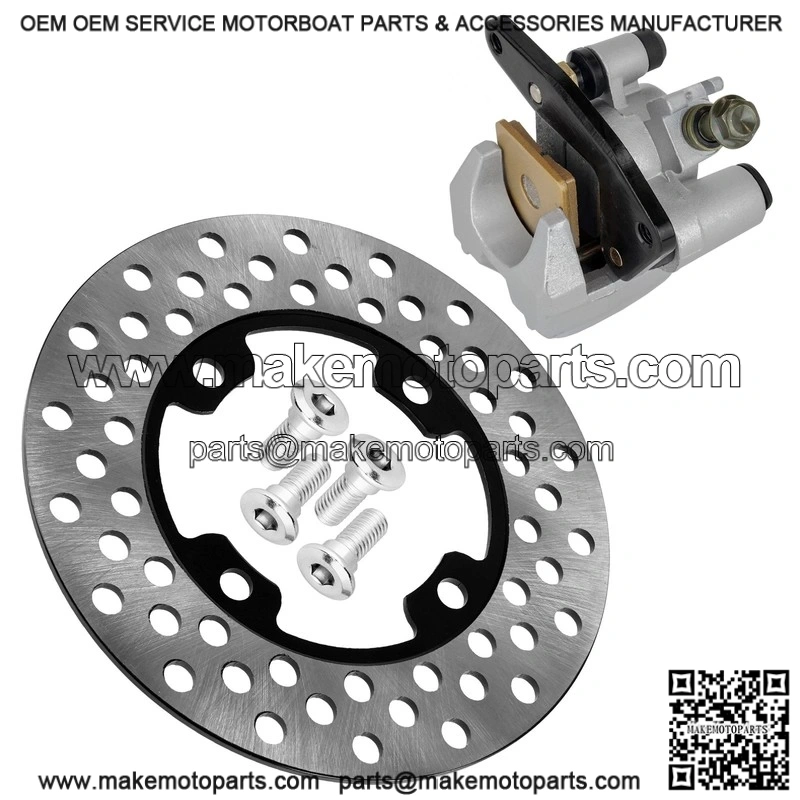 For Yamaha Kodiak 400 YFM400 2x4 4x4 2003-2006 Front Brake Disc w/ Left Caliper