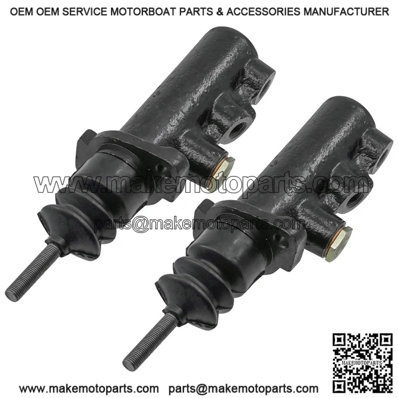 Set of 2 Brake Master Cylinders for Case IH 580K 580L 580SL 580M 580SM Backhoe - Image 3