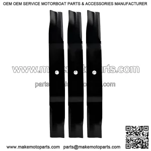561163B 3-Blade Set ?C Fits 61" Bobcat Mowers, Replaces 112111-03, 438-0002-00, 50-3050, and 71440006