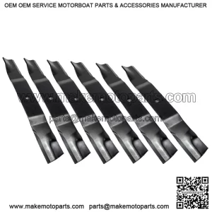 61" Mower Blade Set (6 Blades) ?C Compatible with Bobcat/Ransomes & Many More, Replaces 112111-03 and 438-0002-00
