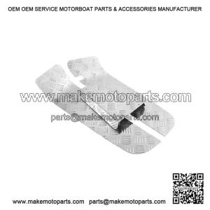 3?PIECE ALUMINIUM CHECKER PLATE SET ?C For Vespa PX80?200, PE, Lusso 1998