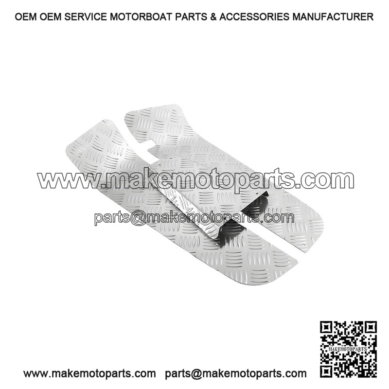 3?PIECE ALUMINIUM CHECKER PLATE SET ?C For Vespa PX80?200, PE, Lusso 1998