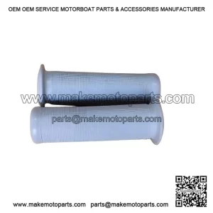 Brand New Grey Hand Grips for Vespa VNA, VNB, VBC, VBA, VBB, VKB, P, PX & GS.