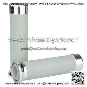 Grey Handlebar Grips for Vespa PX, T5 & LML Star.