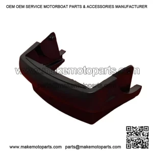 Black ABS Plastic Rear Frame Bumper for VESPA PX125E, PX150E & PX200E (1984-1998).