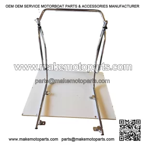 Classic 3-Piece Chrome Crashbar / Side Protection Set ?C No Drilling, fits Vespa PX, PE & T5.