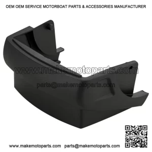 Black ABS Plastic Rear Frame Bumper for VESPA PX125, PX150 & PX200 (2006-2016).
