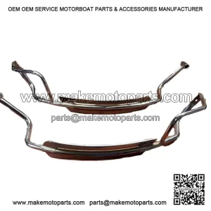 Chrome Side Crash Bars, Vespa PX T5