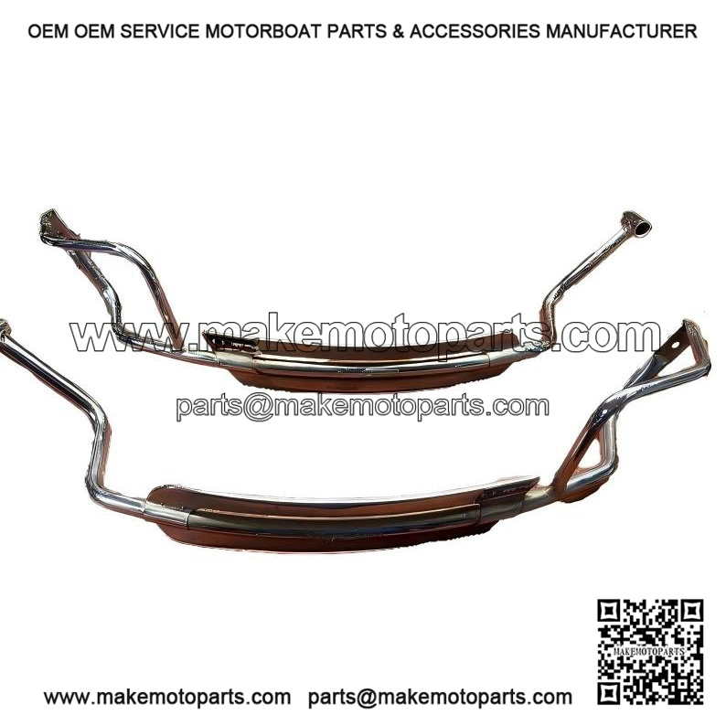 Chrome Side Crash Bars, Vespa PX T5