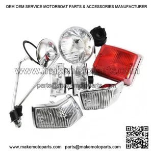 Rear Light, Headlight, Mirror & Indicator Set for Vespa PX 125/150/200 & LML Star.