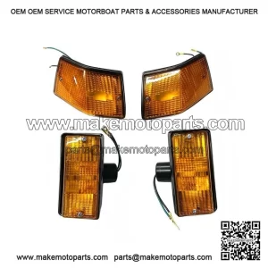 Standard Set of Front and Rear Indicator Units for VESPA PX125E, PX150E & PX200E.