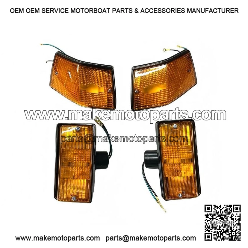 Standard Set of Front and Rear Indicator Units for VESPA PX125E, PX150E & PX200E.