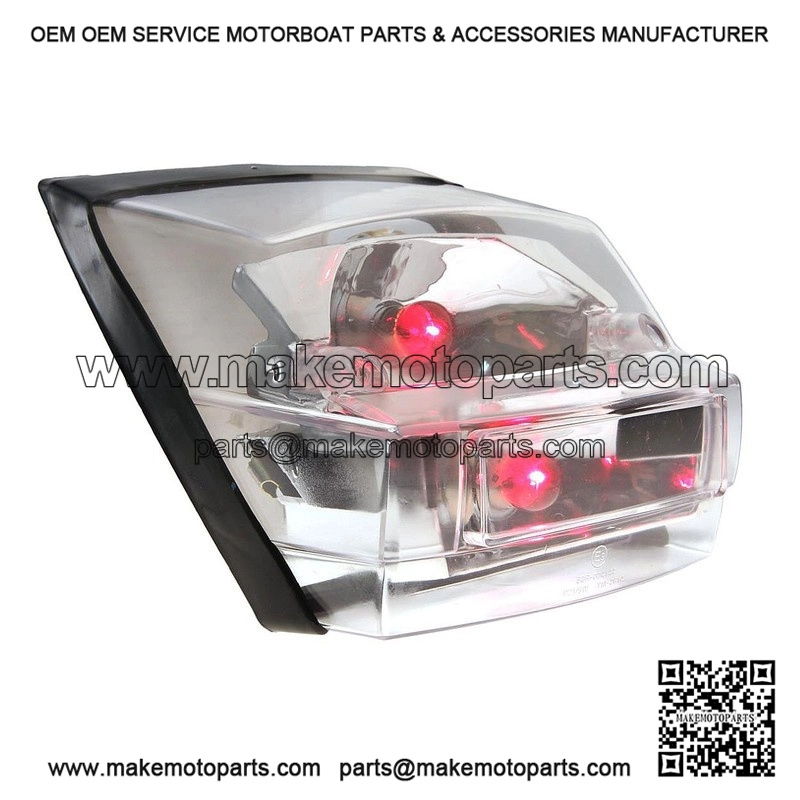 Rear Transparent Stop Light for Vespa PX 125/150/200 PE (Not Rainbow).