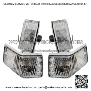 White Front & Rear Indicator for Piaggio Vespa PX 125/150/200 (Last Series).