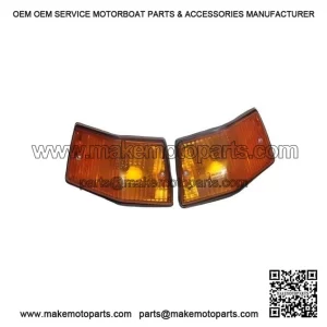 Amber Rear Blinker Indicator Set for Vespa PX, PX 80-200, PE, Lusso, T5, Stella