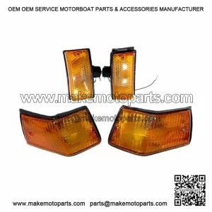 SET OF 4 FRONT & REAR INDICATORS ?C Fits Vespa PX, LML, Star, Stella Models