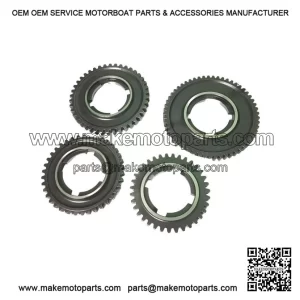 Set of 4 Gear Box Kit (57/42/38/35 Teeth) for Vespa PX 150 & PX 200.