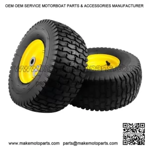 Front Lawn Tractor Tires (2 Pieces) ?C 15x6-6 ?C Fits Cub Cadet XT1 LT50, LT46, Super LT-1550, LTX-1046 KW