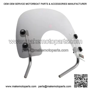 Clear Screen Windshield / Flyscreen for Vespa PX & LML 125/150/200 Star.